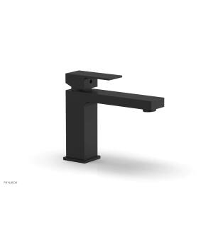 Phylrich 290L-06/040 Mix 5 1/2" Single Hole Bathroom Sink Faucet with Blade Handle in Black