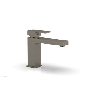 Phylrich 290L-06/15A Mix 5 1/2" Single Hole Bathroom Sink Faucet with Blade Handle in Pewter