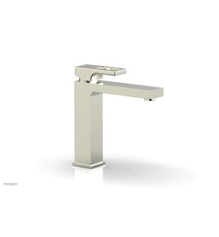 Phylrich 290-07/015 Mix 5 1/2" Single Hole Bathroom Sink Faucet with Ring Handle in Satin Nickel