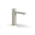 Phylrich 290-08/15B Mix 5 1/2" Single Hole Bathroom Sink Faucet with Cube Handle in Brushed Nickel