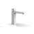 Phylrich 290-08/050 Mix 5 1/2" Single Hole Bathroom Sink Faucet with Cube Handle in White