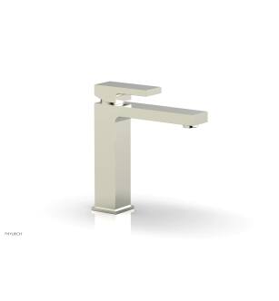 Phylrich 290-06/015 Mix 7 1/4" Single Hole Bathroom Sink Faucet with Blade Handle in Satin Nickel