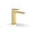 Phylrich 290-06/24B Mix 7 1/4" Single Hole Bathroom Sink Faucet with Blade Handle in Burnished Gold