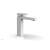 Phylrich 290-06/050 Mix 7 1/4" Single Hole Bathroom Sink Faucet with Blade Handle in White