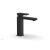 Phylrich 290-06/040 Mix 7 1/4" Single Hole Bathroom Sink Faucet with Blade Handle in Black