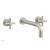 Phylrich DWL134/15B Basic 8" Double Tubular Cross Handle Wall Mount Bathroom Sink Faucet in Brushed Nickel