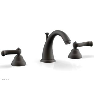 Phylrich D202/10B Revere & Savannah 7 3/4" Double Curved Handle Widespread Bathroom Sink Faucet with High Spout in Distressed Bronze/Oil Rubbed Bronze