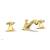 Phylrich K171/24B Le Verre & La Crosse 7 1/8" Double Cross Handle Widespread Bathroom Sink Faucet in Burnished Gold