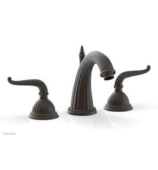 Phylrich K360/10B Georgian & Barcelona 7 5/8" Double Lever Handle Widespread Bathroom Sink Faucet in Distressed Bronze/Oil Rubbed Bronze
