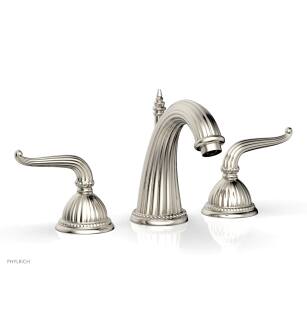 Phylrich K360/014 Georgian & Barcelona 7 5/8" Double Lever Handle Widespread Bathroom Sink Faucet in Polished Nickel