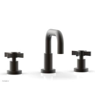 Phylrich D139/10B Basic 7 1/2" Double Blade Cross Handle Widespread Bathroom Sink Faucet with Low Spout in Distressed Bronze/Oil Rubbed Bronze