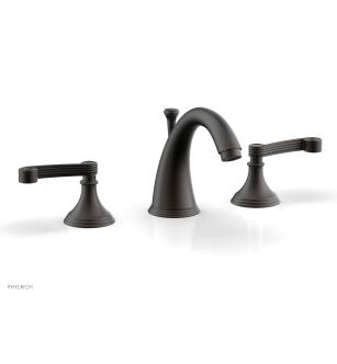 Phylrich D206/10B 3Ring 7 5/8" Double Curved Handle Widespread Bathroom Sink Faucet in Distressed Bronze/Oil Rubbed Bronze