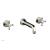 Phylrich 500-11/014 Hex 8 1/4" Double Cross Handle Wall Mount Bathroom Sink Faucet in Polished Nickel