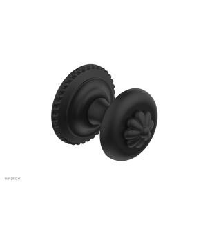 Phylrich 162-90/040 Marvelle 1 1/2" Round Shaped Cabinet Knob in Black