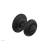 Phylrich 162-90/040 Marvelle 1 1/2" Round Shaped Cabinet Knob in Black