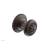 Phylrich 162-90/05W Marvelle 1 1/2" Round Shaped Cabinet Knob in Copper/Antique Copper