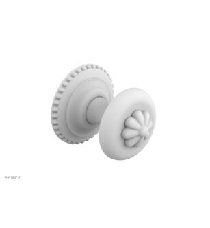 Phylrich 162-90/050 Marvelle 1 1/2" Round Shaped Cabinet Knob in White