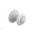 Phylrich 162-90/050 Marvelle 1 1/2" Round Shaped Cabinet Knob in White