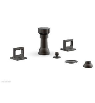 Phylrich 290-62/10B Mix Four Hole Deck Mounted Vertical Spray Bidet Faucet Set in Distressed Bronze/Oil Rubbed Bronze