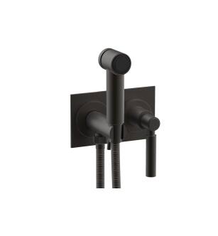 Phylrich 130-65/10B Basic Two Hole Wall Mount Bidet Spray Faucet with Lever Handle in Distressed Bronze/Oil Rubbed Bronze