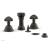 Phylrich K4361/10B Georgian and Barcelona 5 3/8" Four Hole Deck Mounted Vertical Spray Bidet Faucet Set in Distressed Bronze/Oil Rubbed Bronze
