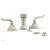 Phylrich K4141/15B Georgian and Barcelona 4 1/2" Four Hole Deck Mounted Vertical Spray Bidet Faucet Set in Brushed Nickel