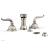 Phylrich K4141/014 Georgian and Barcelona 4 1/2" Four Hole Deck Mounted Vertical Spray Bidet Faucet Set in Polished Nickel