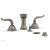 Phylrich K4141/15A Georgian and Barcelona 4 1/2" Four Hole Deck Mounted Vertical Spray Bidet Faucet Set in Pewter