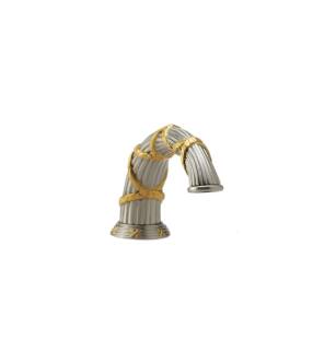 Phylrich K5137/014 Ribbon and Reed 12 3/8" Traditional Deck Mount Tub Spout Onlycloned in Polished Nickel
