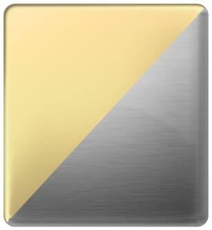 Phylrich DB110/070 Basic 14" Wall Mount Straight Grab Bar in Polished Gold with Satin Chrome