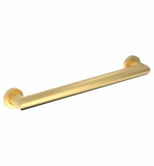 Phylrich 120-86/24B 20 1/2" Wall Mount Straight Grab Bar in Burnished Gold
