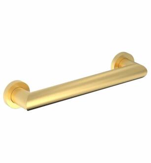 Phylrich 120-85/24B 14 1/2" Wall Mount Straight Grab Bar in Burnished Gold