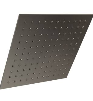 Phylrich 3-337 Basic II 12" Wall Mount Single-Function Square Showerhead Only