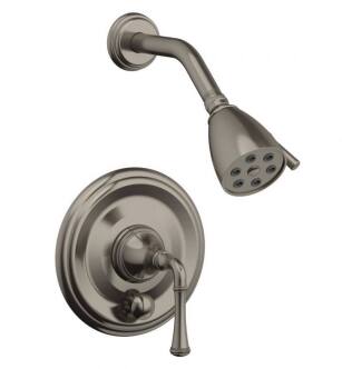 Phylrich 4-150 Coined Lever Handle Pressure Balance Shower and Diverter Set
