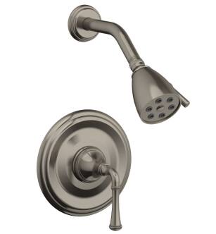 Phylrich 208-21 Coined Lever Handle Pressure Balance Shower Set