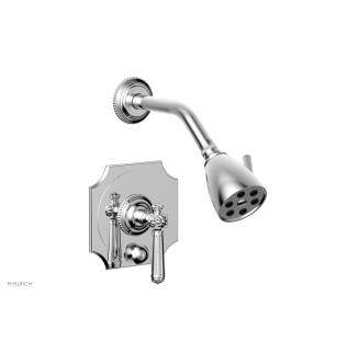 Phylrich 4-478/026 Marvelle Lever Handle Pressure Balance Shower and Diverter Set in Chrome