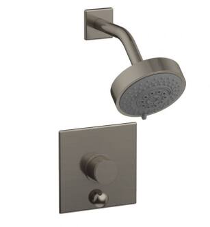Phylrich 4-192 Basic II Knurled Handle Pressure Balance Shower and Diverter Set