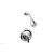 Phylrich 4-160/026 Hex Traditional Lever Handle Pressure Balance Shower and Diverter Set in Chrome