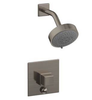 Phylrich 4-145 Mix Cube Handle Pressure Balance Shower and Diverter Set