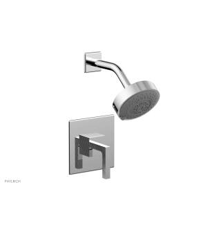 Phylrich 291-22/026 Stria Lever Handle Pressure Balance Shower Set in Chrome