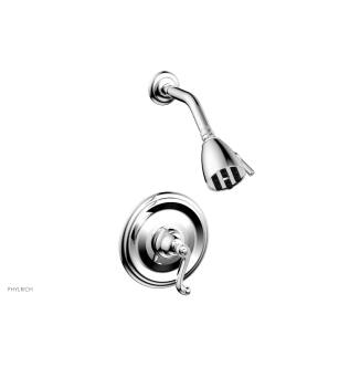 Phylrich DPB3102/026 Revere & Savannah Curved Handle Pressure Balance Shower Set in Chrome