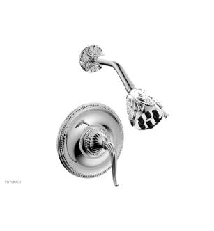 Phylrich PB3141/026 Georgian & Barcelona Lever Handle Pressure Balance Shower Set in Chrome