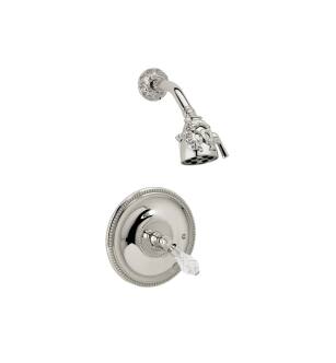 Phylrich PB3184/026 Dolphin Cut Crystal Pressure Balance Shower Set in Chrome