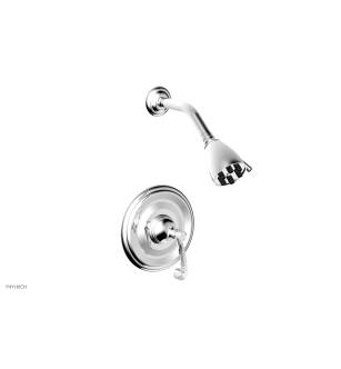 Phylrich DPB3206/026 3Ring Curved Handle Pressure Balance Shower Set in Chrome