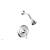 Phylrich DPB3206/026 3Ring Curved Handle Pressure Balance Shower Set in Chrome