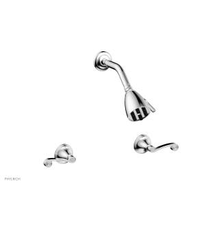 Phylrich D3206/026 3Ring Straight Handle Shower Set in Chrome