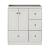 Strasser 01-412 Simplicity 30" Single Free Standing Vanity Cabinet Only - Less Vanity Top in Dewy Morning