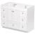 Strasser 01-124 Simplicity 42" Single Free Standing Vanity Cabinet Only - Less Vanity Top in Satin White