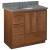 Strasser 01-302 Simplicity 36" Single Free Standing Vanity Cabinet Only - Less Vanity Top in Medium Alder