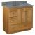 Strasser 01-301 Simplicity 36" Single Free Standing Vanity Cabinet Only - Less Vanity Top in Natural Alder